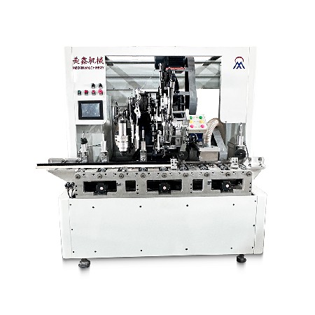 Automatic strip brush drilling and leveling machine