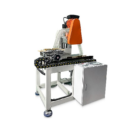 Wire brush automatic hair trimming machine